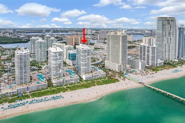 16485 Collins Ave Unit 1236-, Corner Unit Ocean, Sunny Isles Beach, FL 33160 - view of urban area featuring extended coastline