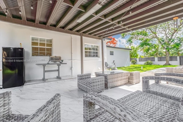 8000 SW 36th St, Miami, FL 33155 - view of patio featuring fence