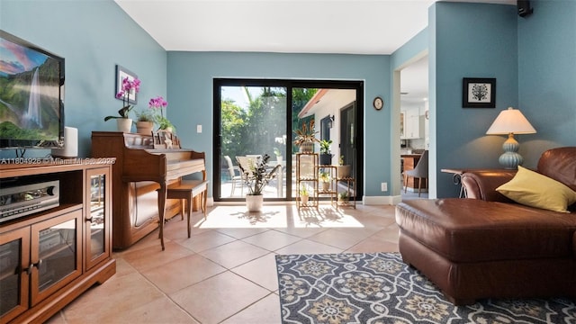 4955 NW 10th St, Coconut Creek, FL 33063 - living area featuring light tile patterned flooring