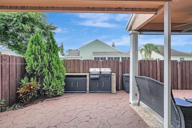 10920 SW 11th Ct, Davie, FL 33324 - fenced backyard with a patio area