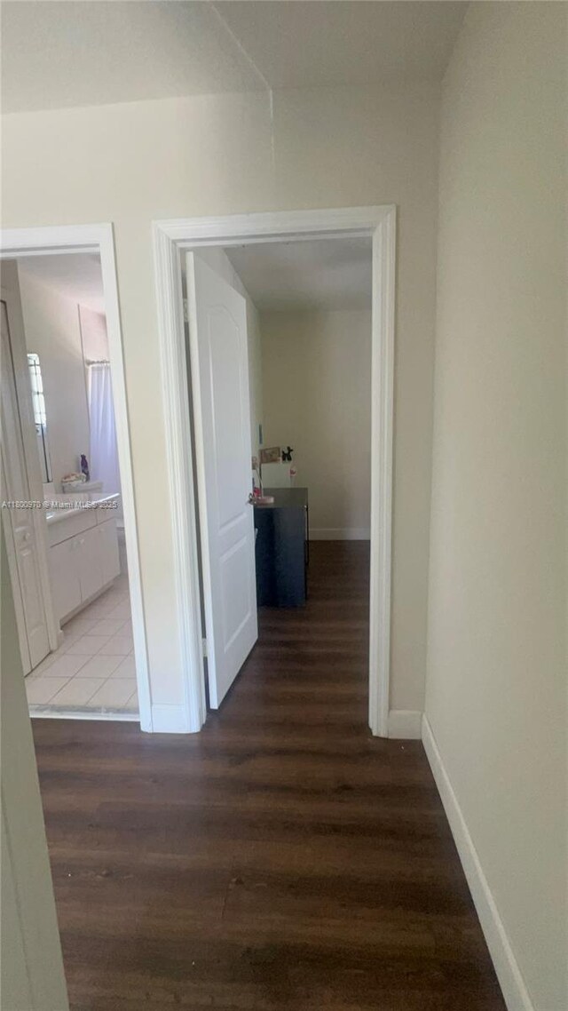 9942 SW 158th Ct, Miami, FL 33196 - corridor with light wood-style floors and baseboards