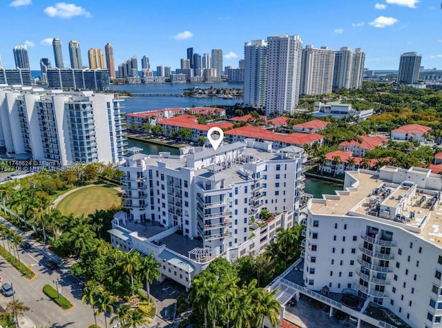 3030 NE 188th St Unit 602, Aventura, FL 33180 - bird's eye view of a nearby body of water and a view of skyline