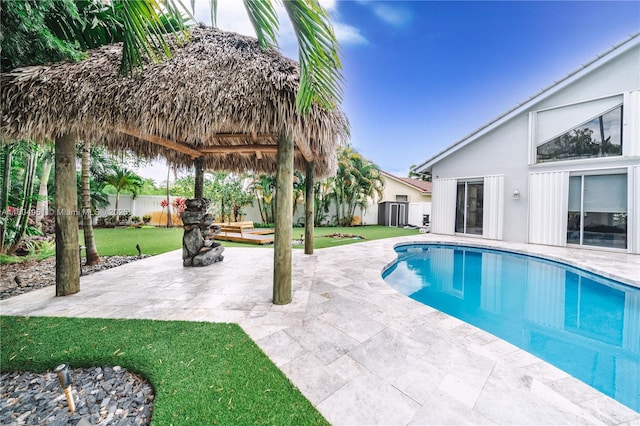 18201 NW 16th St, Pembroke Pines, FL 33029 - view of swimming pool featuring a patio area
