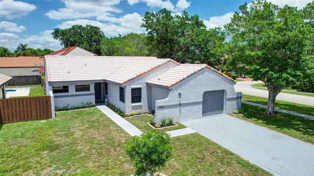 11955 Brim Way, Cooper City, FL 33026 - view of front of home with a tiled roof and stucco siding