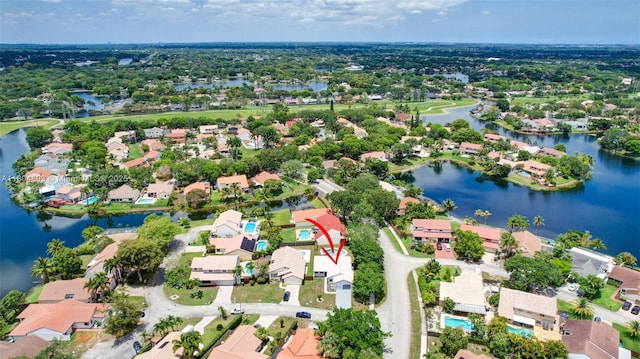 11955 Brim Way, Cooper City, FL 33026 - aerial perspective of suburban area featuring a large body of water