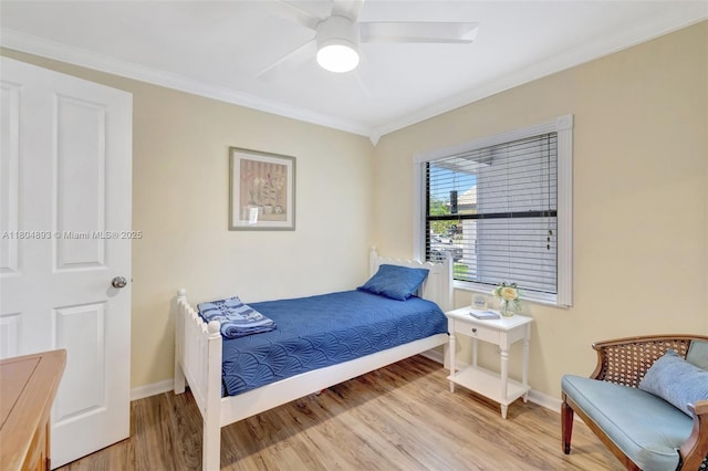 11955 Brim Way, Cooper City, FL 33026 - bedroom featuring wood finished floors, crown molding, and a ceiling fan