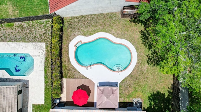 11955 Brim Way, Cooper City, FL 33026 - aerial view of a pool area