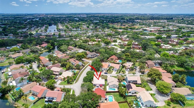 11955 Brim Way, Cooper City, FL 33026 - aerial overview of property's location with nearby suburban area and a large body of water