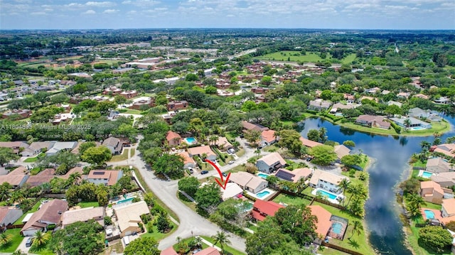 11955 Brim Way, Cooper City, FL 33026 - aerial overview of property's location featuring a nearby body of water and nearby suburban area