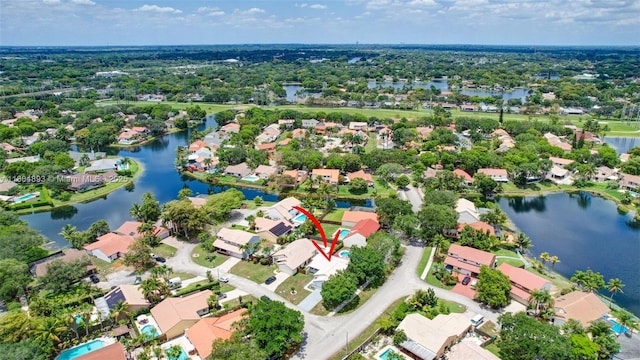 11955 Brim Way, Cooper City, FL 33026 - aerial view of residential area with a large body of water