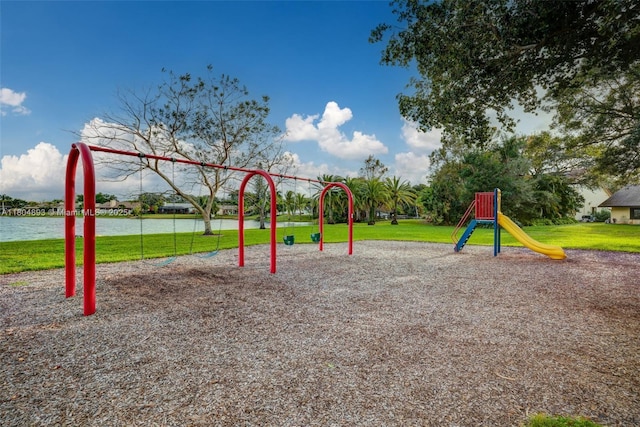 11955 Brim Way, Cooper City, FL 33026 - communal playground with a lawn and a water view