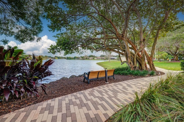 11955 Brim Way, Cooper City, FL 33026 - view of home's community with a water view and a lawn