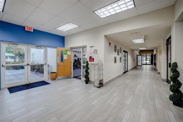 11955 Brim Way, Cooper City, FL 33026 - building lobby featuring a drop ceiling