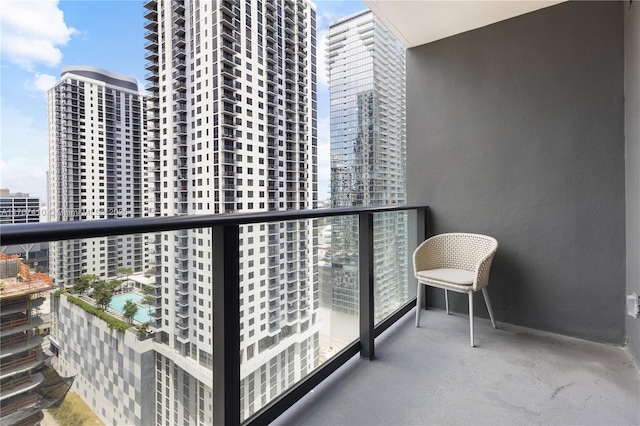 601 NE 1st Ave Unit 2004, Miami, FL 33132 - balcony with a view of city