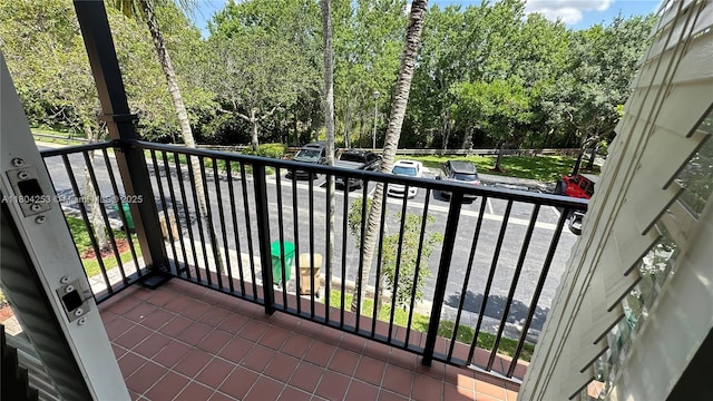 8716 Blaze Ct, Davie, FL 33328 - balcony with view of wooded area