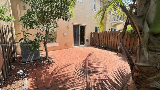 8716 Blaze Ct, Davie, FL 33328 - view of patio / terrace featuring fence and a balcony
