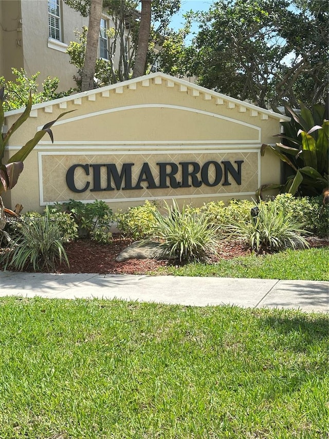 8716 Blaze Ct, Davie, FL 33328 - community sign featuring a yard