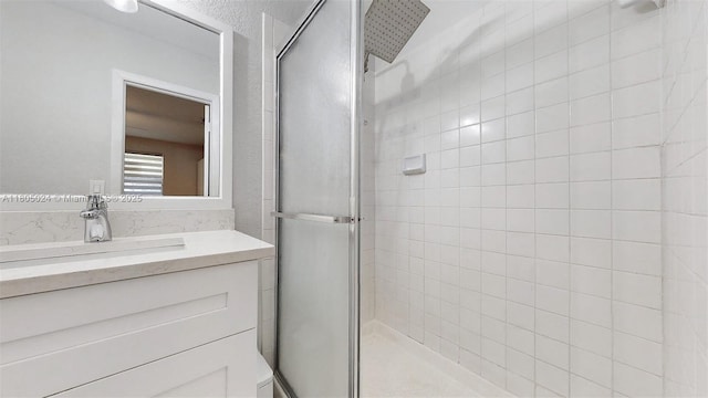 15805 W Waterside Cir Unit 202, Sunrise, FL 33326 - bathroom with a shower stall and vanity
