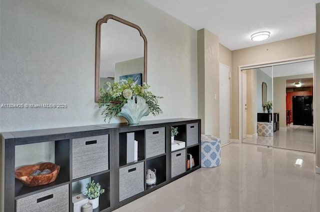 3001 S Ocean Dr Unit 321, Hollywood, FL 33019 - corridor with tile patterned flooring