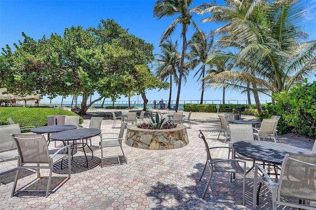 3001 S Ocean Dr Unit 321, Hollywood, FL 33019 - view of patio / terrace with fence