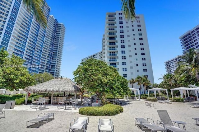 3001 S Ocean Dr Unit 321, Hollywood, FL 33019 - view of property's community with a gazebo