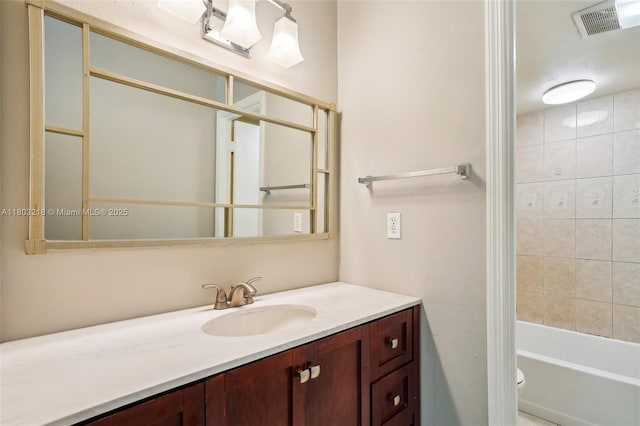 7081 Environ Blvd Unit 243, Lauderhill, FL 33319 - bathroom featuring vanity and shower / bathtub combination