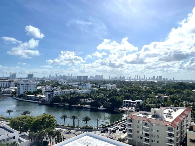 2625 Collins Ave Unit 1409, Miami Beach, FL 33140 - water view featuring a skyline view