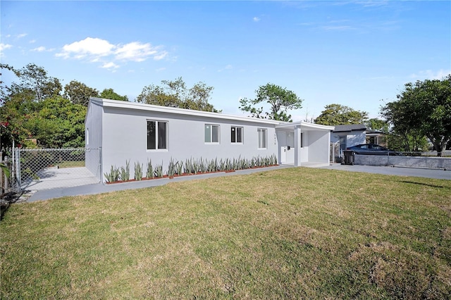 view of front of house featuring stucco siding