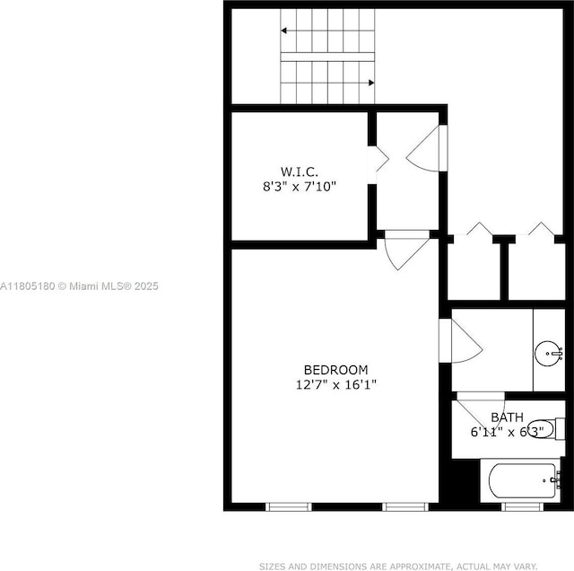 931 SW 11th St Unit H-1, Miami, FL 33129 - room layout