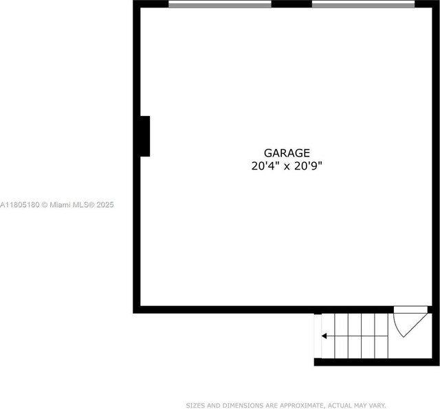 931 SW 11th St Unit H-1, Miami, FL 33129 - floor plan / room layout