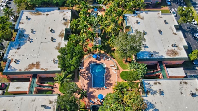 760 SE 2nd Ave Unit G206, Deerfield Beach, FL 33441 - drone / aerial view of a pool area