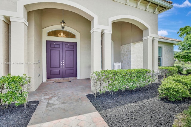 5474 S Sterling Ranch Cir, Davie, FL 33314 - entrance to property with stucco siding and stone siding