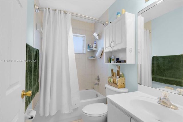 22041 SW 127th Ct, Miami, FL 33170 - bathroom featuring shower / bath combo with shower curtain, toilet, and vanity