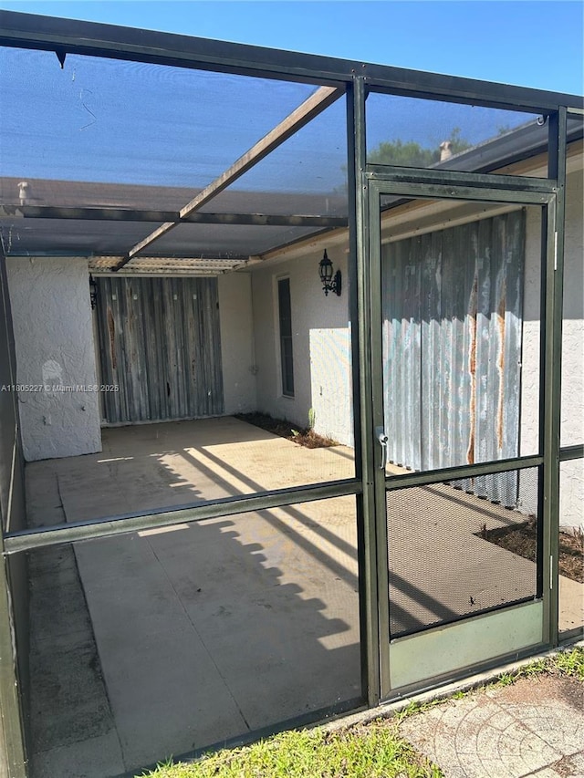 8631 Bridle Path Ct, Davie, FL 33328 - view of patio featuring an attached carport