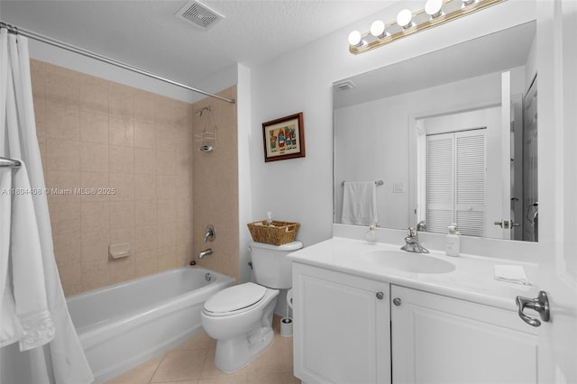 9021 SW 94th St Unit 306, Miami, FL 33176 - bathroom featuring shower / bath combination with curtain, vanity, and tile patterned flooring