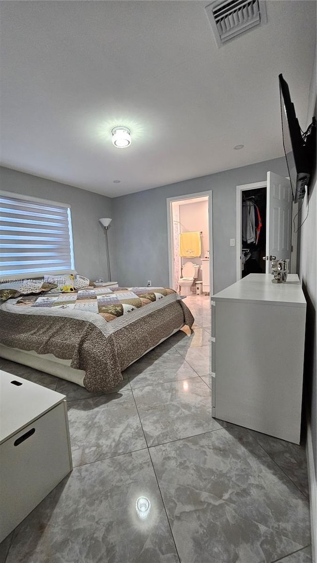 4651 SW 19th St, Fort Lauderdale, FL 33317 - bedroom featuring light marble finish flooring