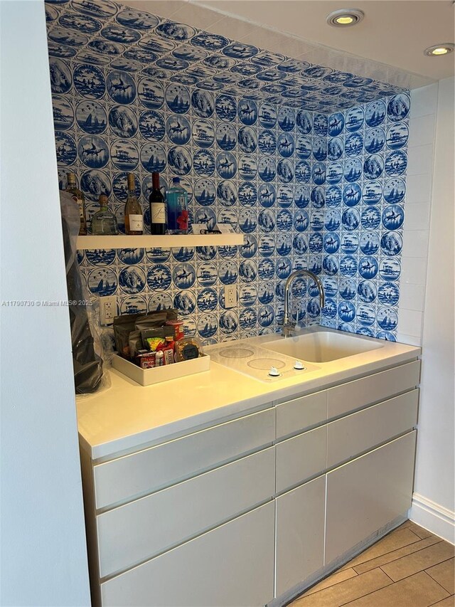 1100 W Ave Unit 1206, Miami Beach, FL 33139 - bathroom with a sink and recessed lighting
