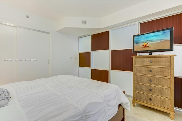 1830 S Ocean Dr Unit 3804, Hallandale Beach, FL 33009 - bedroom with a closet and light tile patterned floors