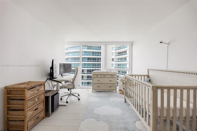 2101 Brickell Ave Unit 807, Miami, FL 33129 - bedroom with multiple windows and an office area