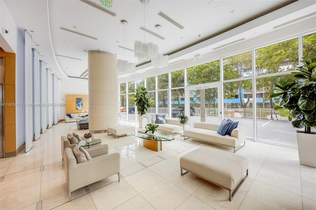 2101 Brickell Ave Unit 807, Miami, FL 33129 - community lobby featuring a high ceiling
