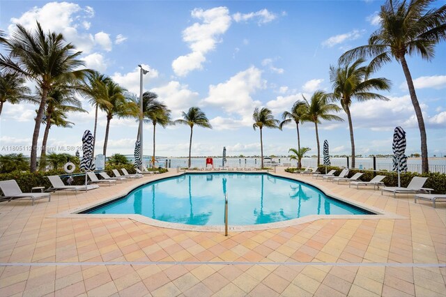 2101 Brickell Ave Unit 807, Miami, FL 33129 - community pool with a patio