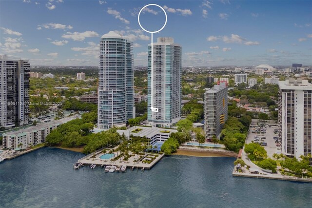 2101 Brickell Ave Unit 807, Miami, FL 33129 - view of urban area featuring a nearby body of water