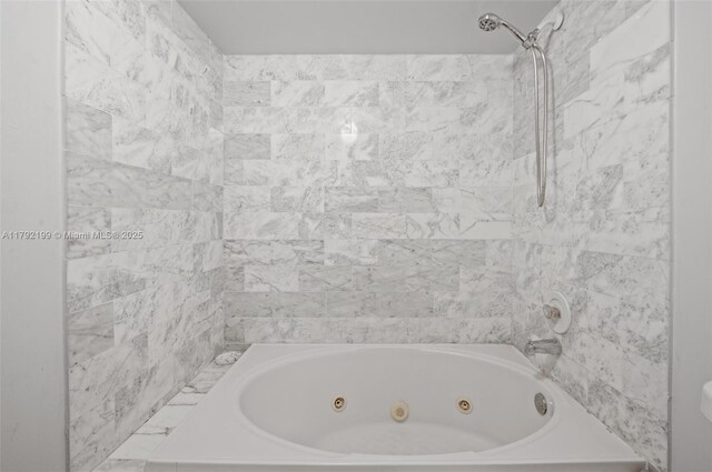 9341 Collins Ave Unit 1204, Surfside, FL 33154 - full bathroom with a combined bath / shower with jetted tub
