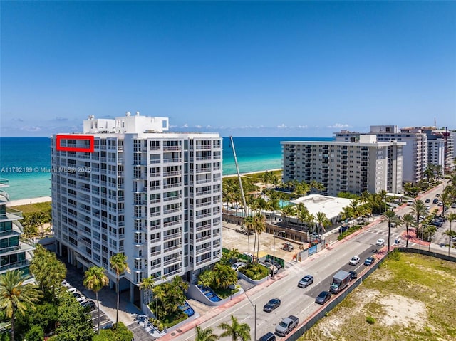 9341 Collins Ave Unit 1204, Surfside, FL 33154 - aerial view of a nearby body of water and apartment complex
