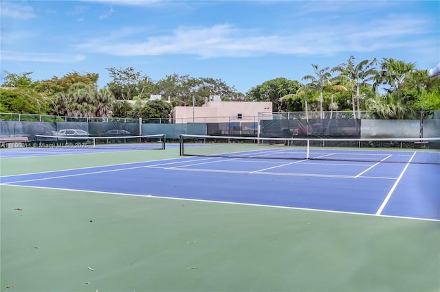 1033 NW 124th Ave, Pembroke Pines, FL 33026 - view of tennis court featuring community basketball court