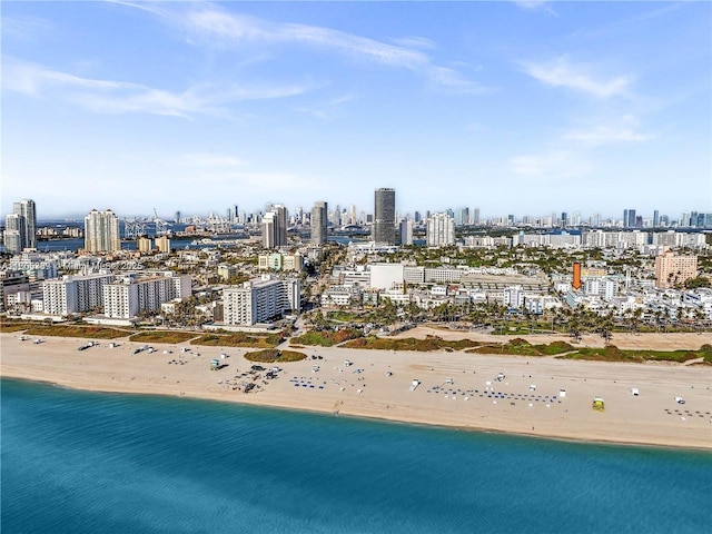 701 Collins Ave Unit 1F, Miami Beach, FL 33139 - bird's eye view of skyline and expansive coastline