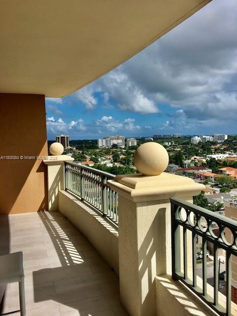 3232 SW 22nd Ter Unit 1303, Miami, FL 33145 - balcony featuring a view of city