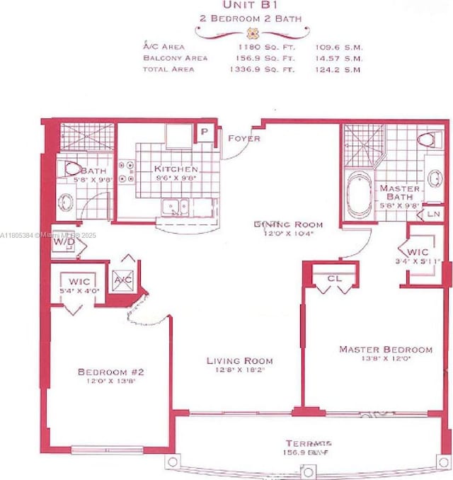 3232 SW 22nd Ter Unit 1303, Miami, FL 33145 - room layout