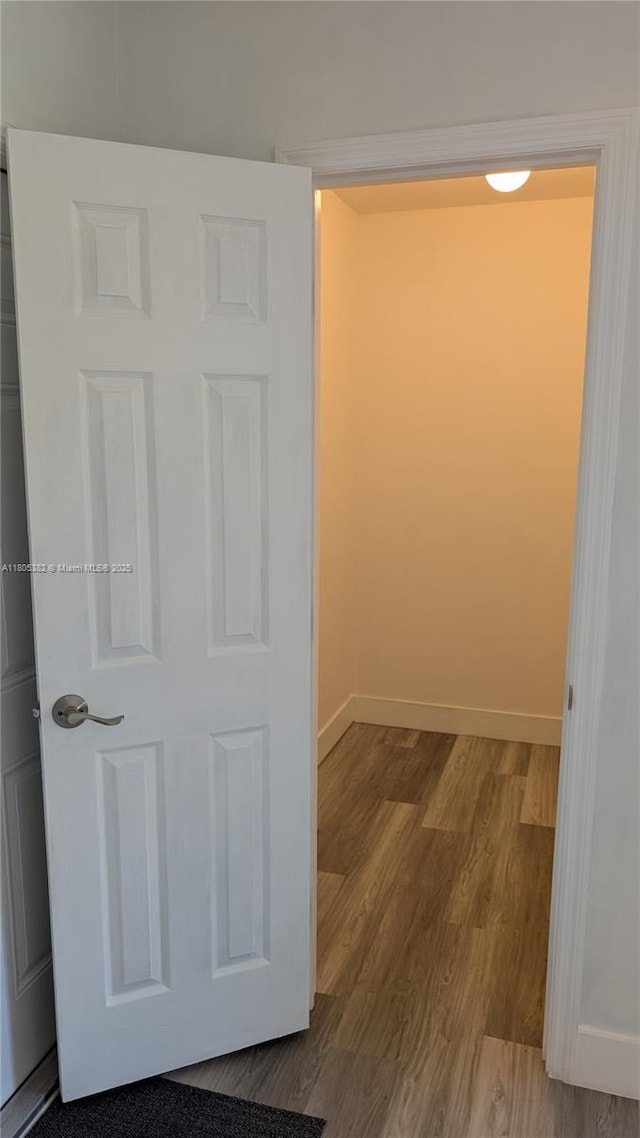 3601 N 72nd Ave, Hollywood, FL 33024 - detailed view of wood finished floors and baseboards
