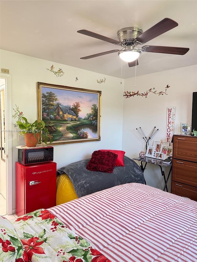 9481 W Elm Ln, Miramar, FL 33025 - bedroom with ceiling fan